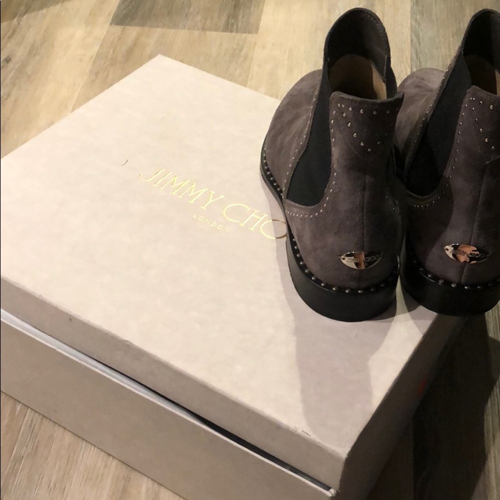 Micro Stud Chelsea Booties - image 1